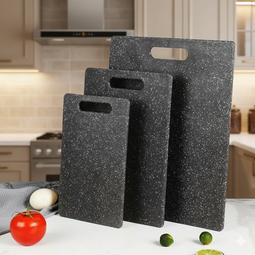 Marble Texture Antibacterial PP Kitchen Cutting Board
