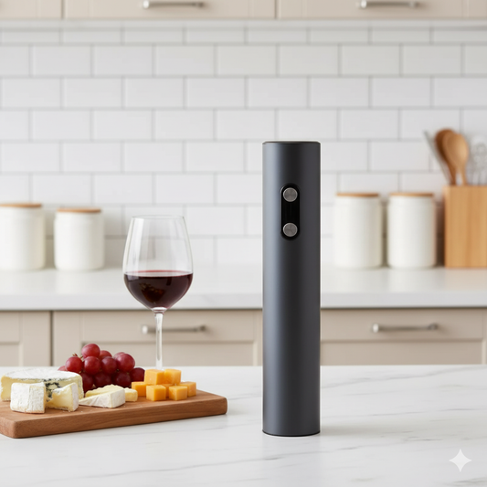 Electric Automatic Wine Opener Set – Multifunction Bottle Opener with Stopper and Pourer