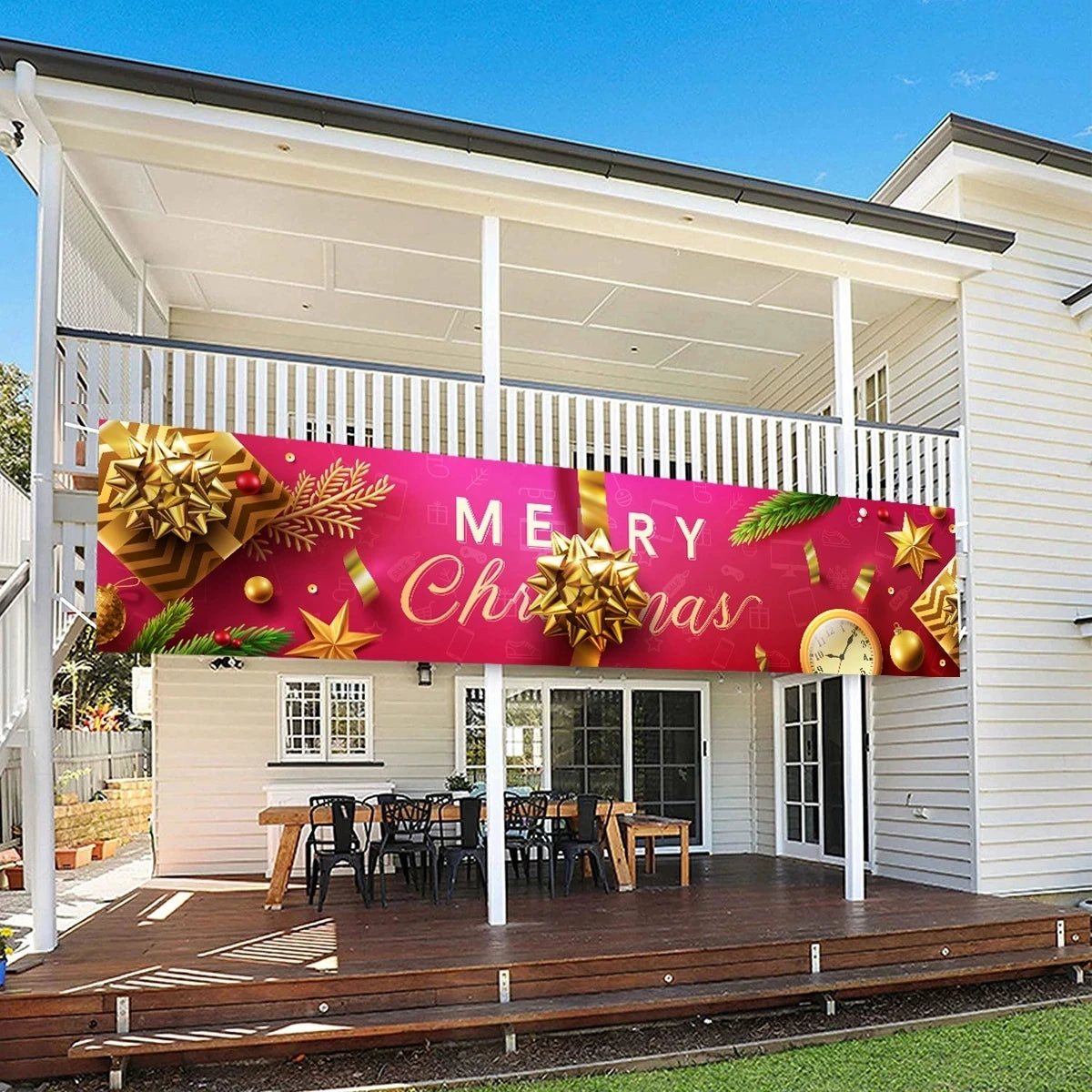 Christmas Outdoor Banner Flag Decoration for Home and Garden