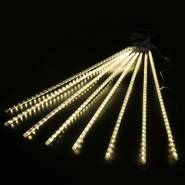 Meteor Glow Waterproof 30CM Raindrop LED String Lights