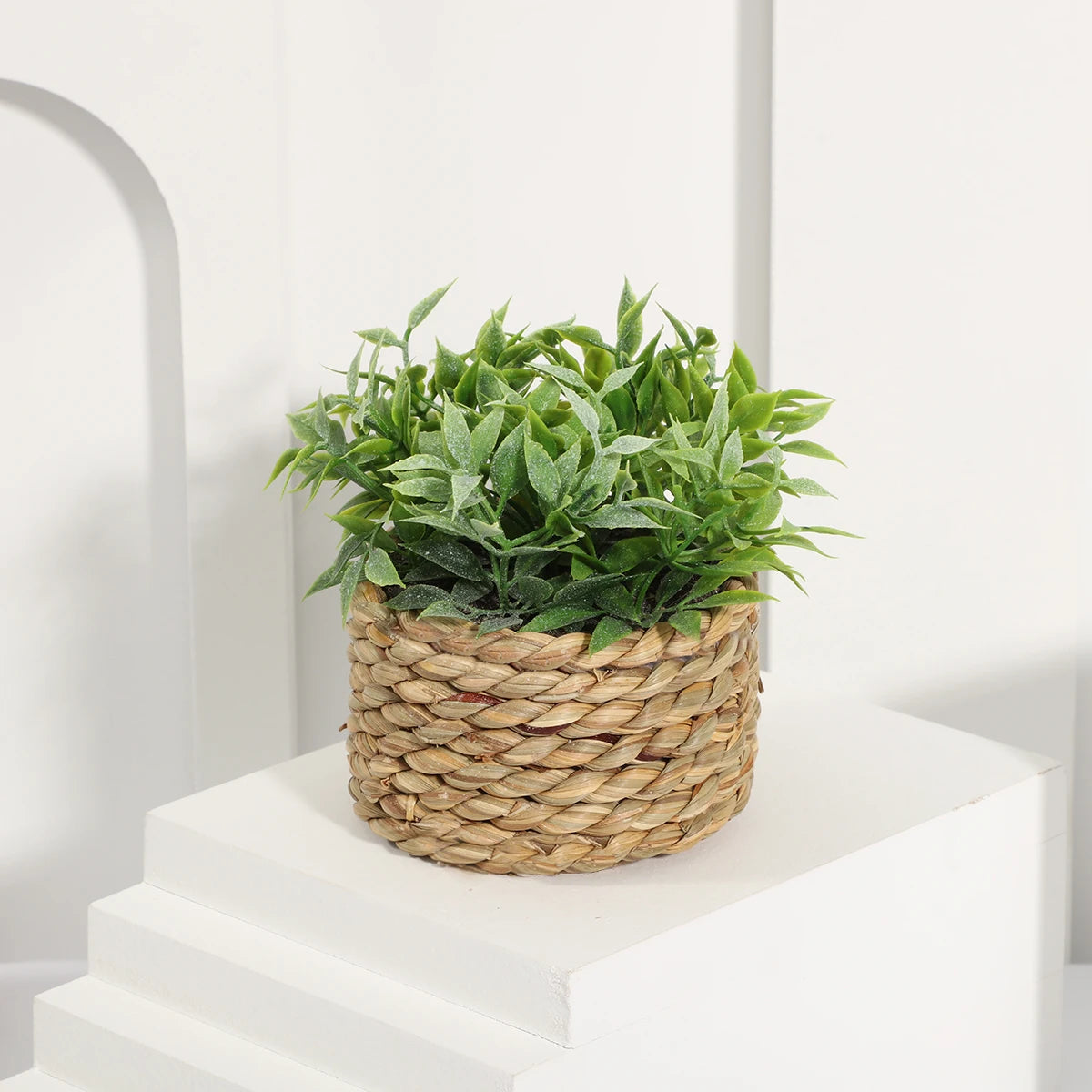 Green Eucalyptus Grass Artificial Potted Plant Home Decoration