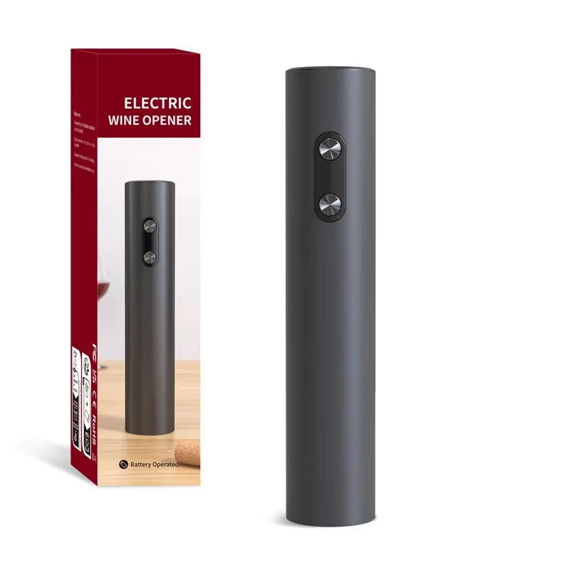 Electric Automatic Wine Opener Set – Multifunction Bottle Opener with Stopper and Pourer