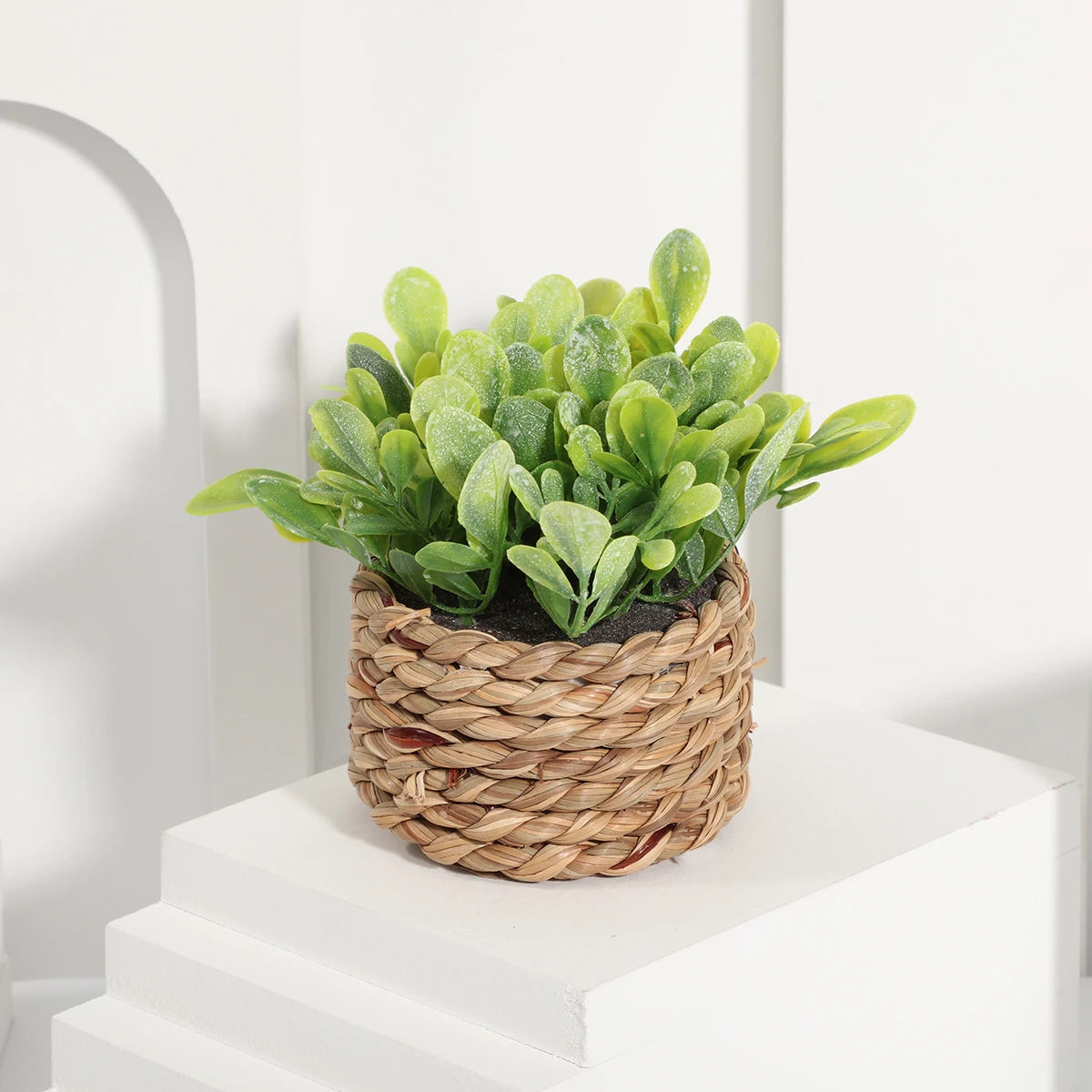 Green Eucalyptus Grass Artificial Potted Plant Home Decoration