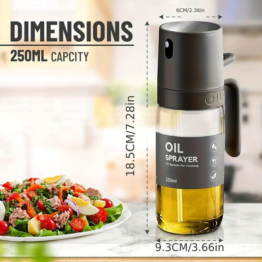 250ML Borosilicate Glass Olive Oil Sprayer for Cooking