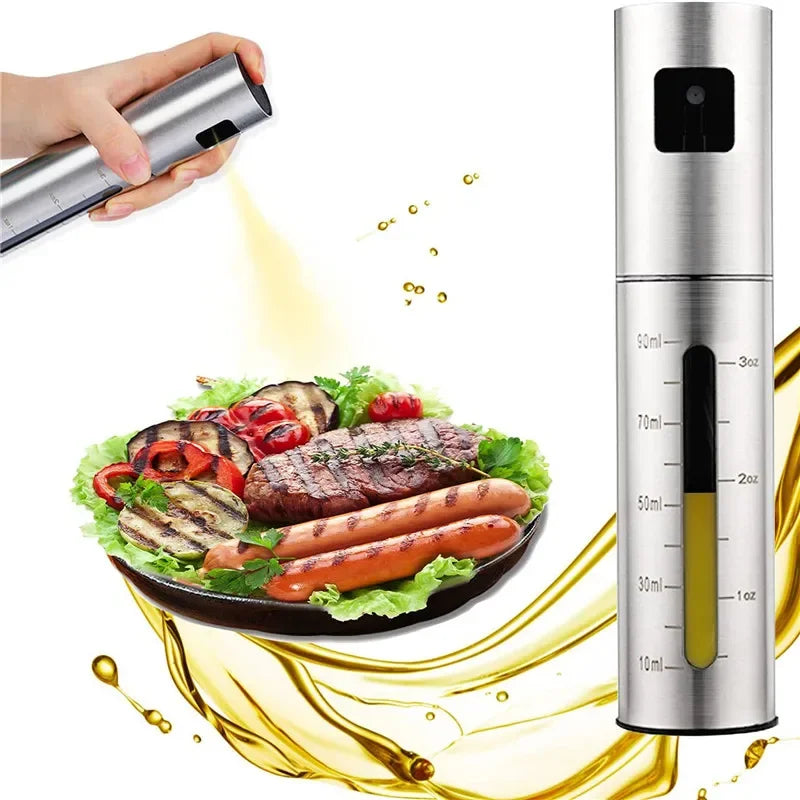 Refillable Stainless Steel Olive Oil Sprayer