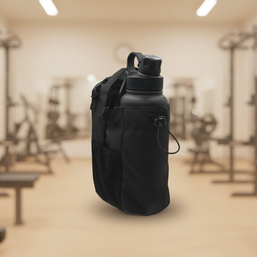 Magnetic Water Bottle Holder Pouch for Sports and Gym