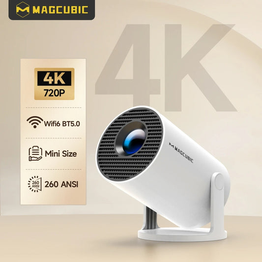 Magcubic HY300 Pro 4K Projector – Android 11 WiFi6 Portable Home Cinema with 290ANSI and BT5.0
