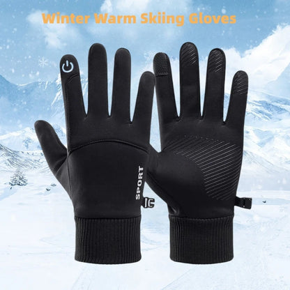 Winter Waterproof Touchscreen Fleece Gloves for Outdoor Sports