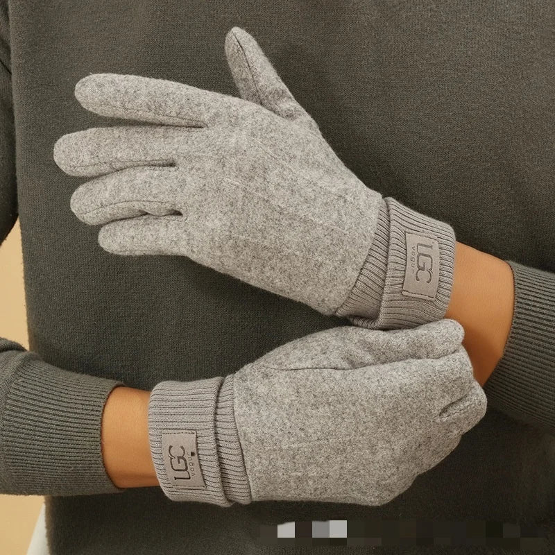 Women’s Winter Cashmere Touchscreen Gloves – Warm Full-Finger Cold Protection