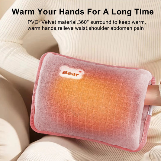 Electric Rechargeable Hot Water Hand Warmer – Fast Heating Soft Winter Comfort