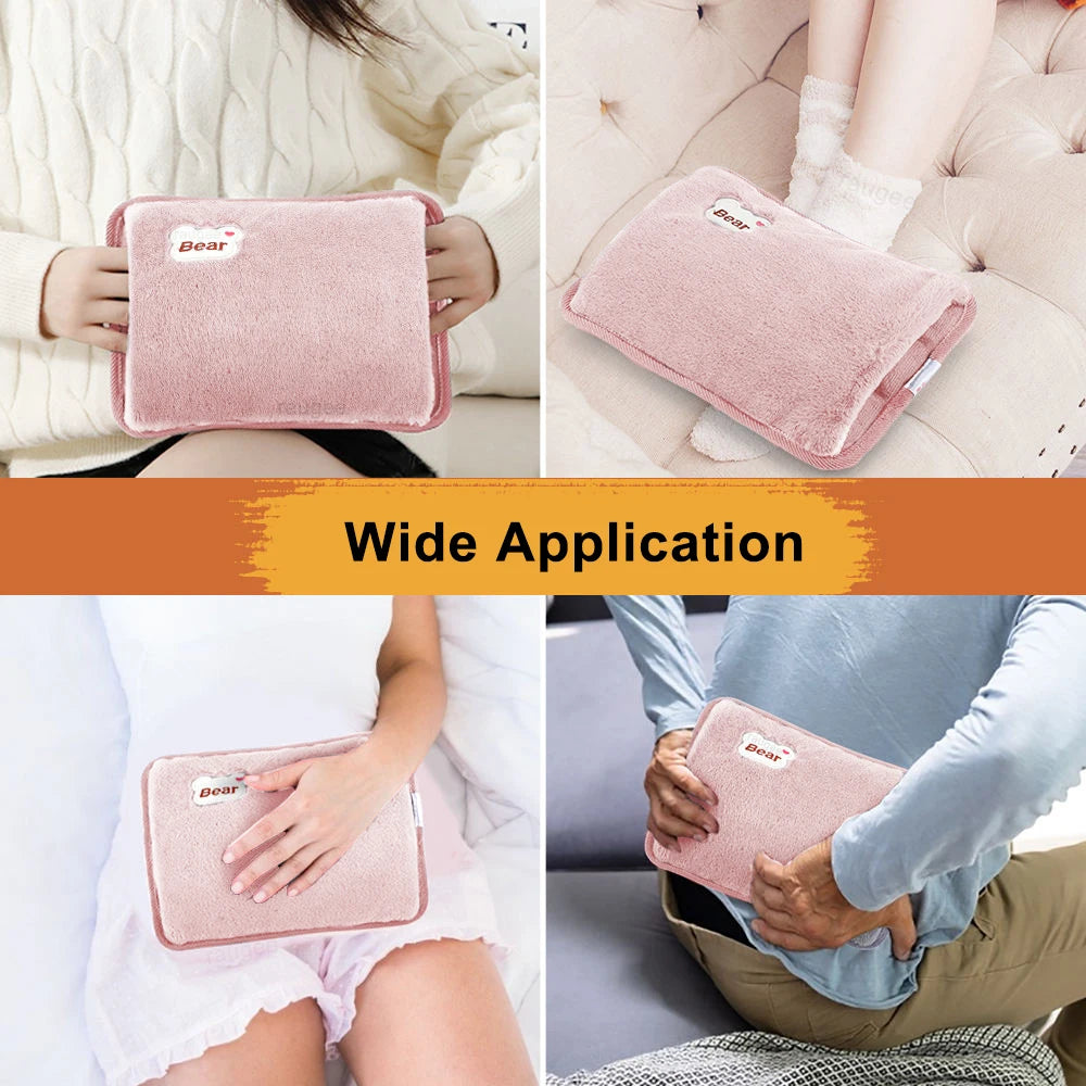 Electric Rechargeable Hot Water Hand Warmer – Fast Heating Soft Winter Comfort