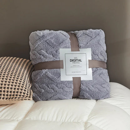 Ultra-Soft 3D Plush Fleece Blanket – Luxurious Dense Weave for Exceptional Warmth