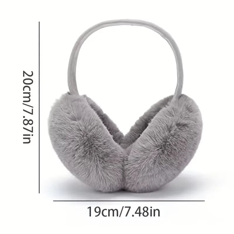 Soft Plush Winter Earmuffs for Men and Women – Warm Ear Protection